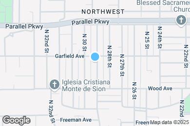 Map image of the property - 1866 N 29th St