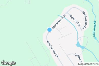 Map image of the property - 442 Northwoods Dr