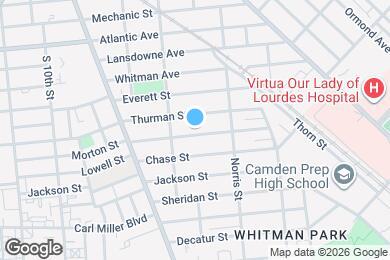 Map image of the property - 1237 Morton St