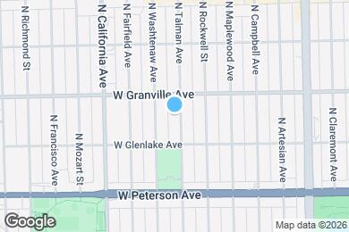Map image of the property - 6134 N Talman Ave