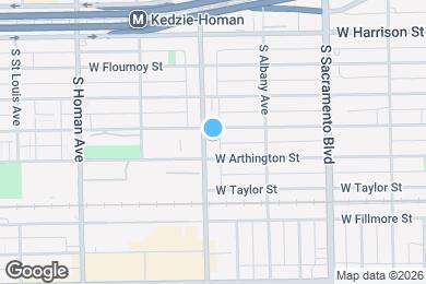 Map image of the property - 811 S Kedzie Ave