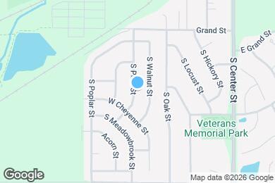 Map image of the property - 623 S Pine St