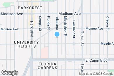 Map image of the property - 4436 Alabama St
