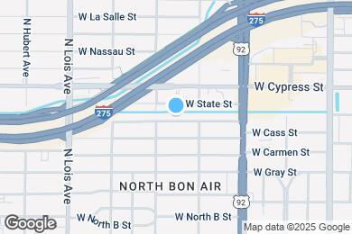 Map image of the property - 3913 W Lemon St