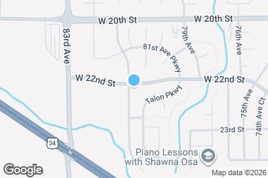 Map image of the property - 8140 W 22nd St