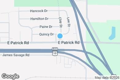 Map image of the property - 4607 E Patrick Rd