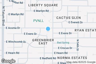 Map image of the property - 14423 N 51st St