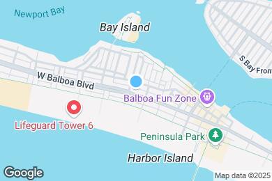 Map image of the property - 206 E Balboa Blvd