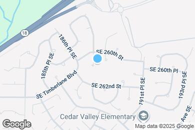 Map image of the property - 26022 188th Ave SE