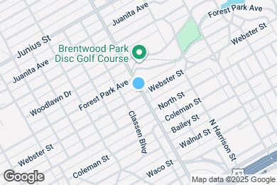 Map image of the property - 2102 Webster St