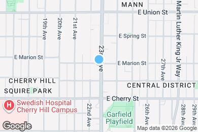 Map image of the property - 829 23rd Ave