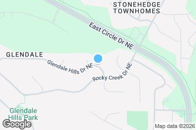 Map image of the property - 2007 Glendale Hills Dr NE