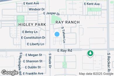Map image of the property - 3642 E Constitution Dr