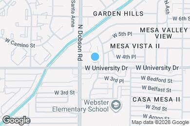 Map image of the property - 1940 W University Dr