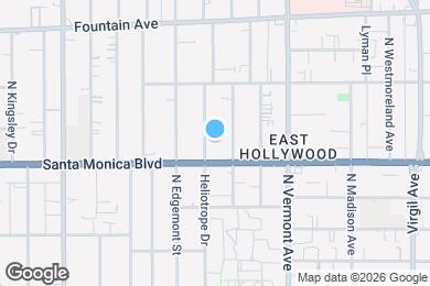 Map image of the property - 1120 1/2 N Heliotrope Dr