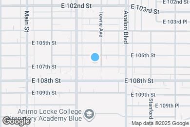 Map image of the property - 347 E 107th St