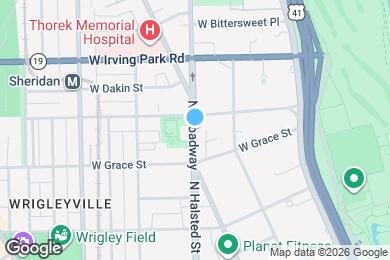 Map image of the property - 3844 N Broadway