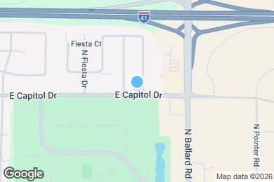 Map image of the property - 1626 E Capitol Dr