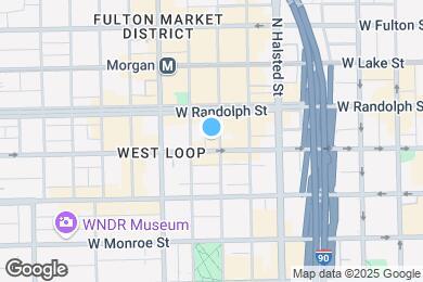 Map image of the property - 900 W Washington Blvd