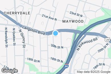 Map image of the property - 2025 N Lincoln St