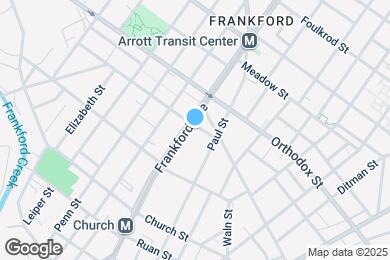 Map image of the property - 4467 Frankford Ave