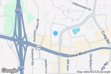 Map image of the property - 950 E Rue de la Banque