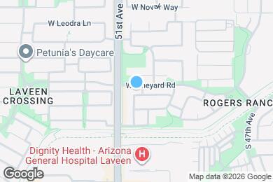 Map image of the property - 5030 W Glass Ln