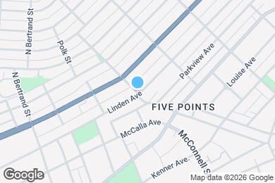 Map image of the property - 302 N Olive St
