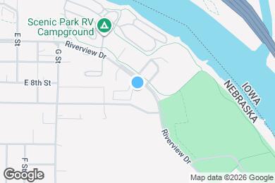 Map image of the property - Riverfront Apartments