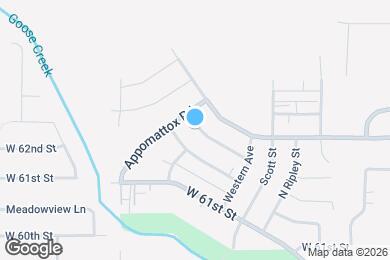 Map image of the property - 671 W 64th St