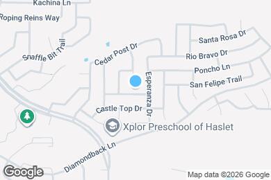Map image of the property - 1016 Fort Apache Dr