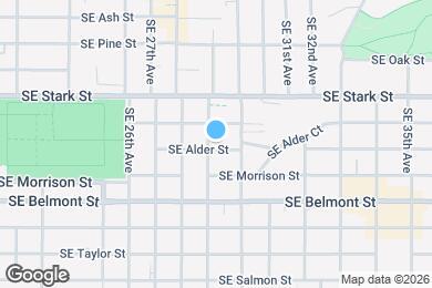 Map image of the property - 2905 SE Alder St