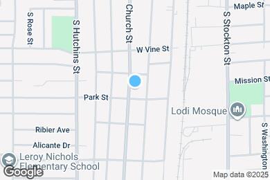 Map image of the property - 1020 S Church St