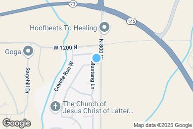 Map image of the property - 1116 Mustang Ln