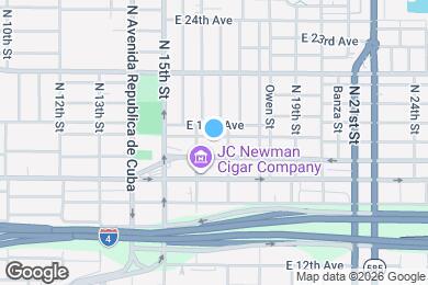 Map image of the property - 1611 E 18th Ave