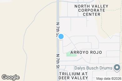 Map image of the property - 20850 N 7th Pl
