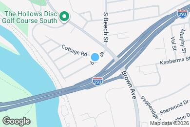 Map image of the property - 125 Bow St