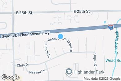 Map image of the property - 10311 Baribeau Ln