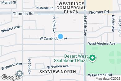 Map image of the property - 6847 W Cambridge Ave