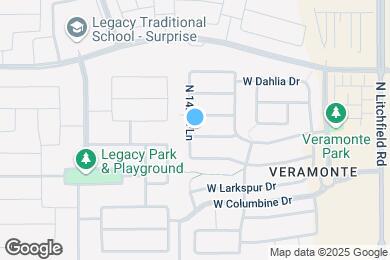 Map image of the property - 14258 W Corrine Dr