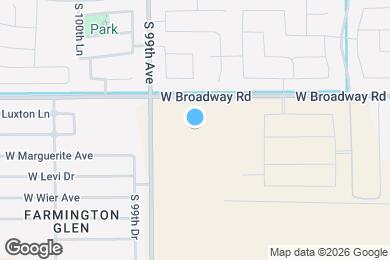 Map image of the property - 9833 W Parkway Dr