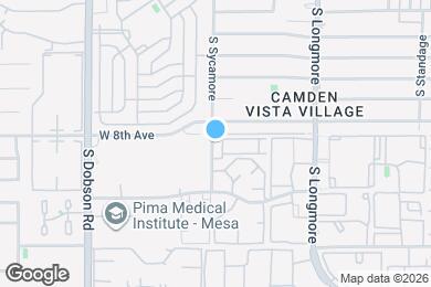 Map image of the property - 805 S Sycamore