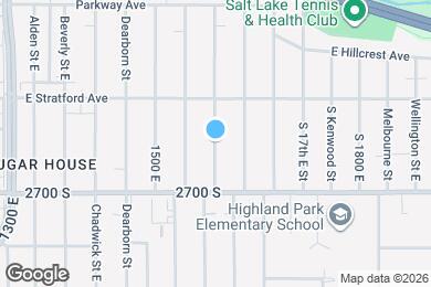 Map image of the property - 2600 Filmore St
