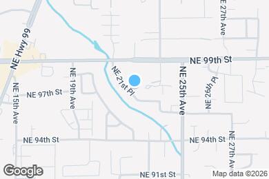 Map image of the property - 9611 NE 21st Pl