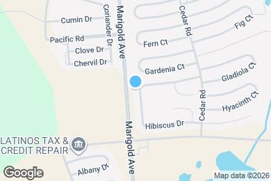 Map image of the property - 337 Hibiscus Dr