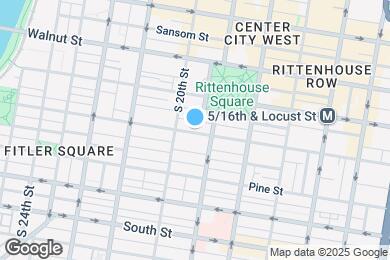 Map image of the property - 1917 Spruce St