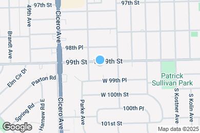 Map image of the property - 4629 W 99th St