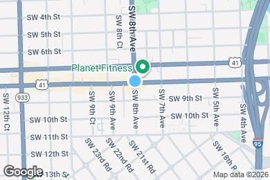 Map image of the property - 837 SW 8th Ave