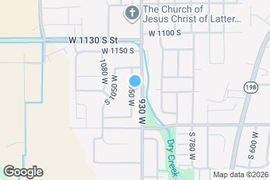 Map image of the property - 1297 S 950 W