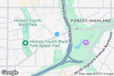 Map image of the property - 821 Ralph McGill Blvd NE